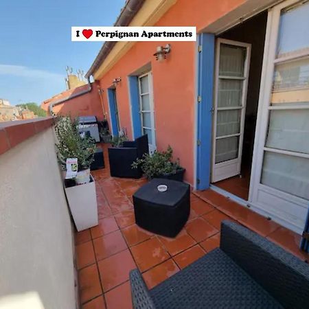 I Love Perpignan Duplex Terrasse Extérieur photo